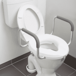 2" Raised Toilet Seat (Donut) with Arms